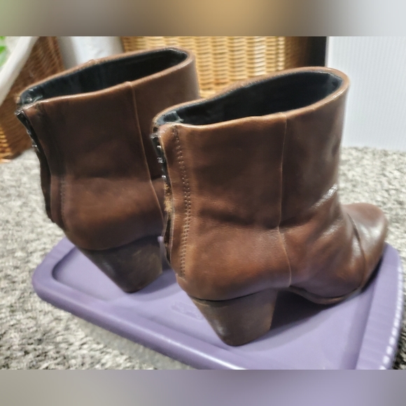 RAG & BONE Heeled Ankle Boots ☆ Heel Zip ☆ 3" Heel ☆ SIZE 37 EUR or 7 US WOMENS - Picture 7 of 11
